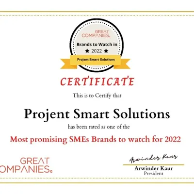 I was honored to be named one of the 'Most Promising SMEs Brands to watch for 2022' by Great Companies. This milestone highlights my commitment to pushing the boundaries of smart home automation and delivering exceptional results for my clients.