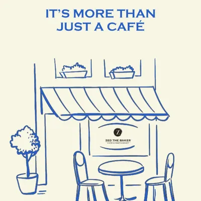 An illustration that captures my philosophy: It's more than just a café. It's a community, a comfort zone, and a place for warm conversations.