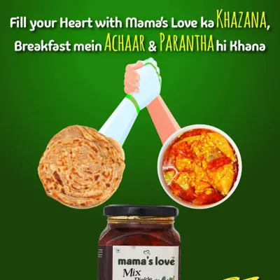 Fill your heart with Mama's Love ka Khazana, because breakfast should be Achaar and Parantha. This is the comfort food that reminds us of home.