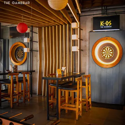 Level up your hangout spot. With good vibes, great games, and even better company, the ambiance at K-OS hits just right.