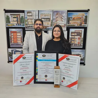We are proud to share our recent accolades. Our firm was named the 'Innovative & Rising Architecture and Interior Design Firm of the Year 2024' and we were recognized among the 'Top 25 Promising and Trendsetter Architects & Designers of the Year 2024'.