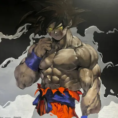 This Goku mural is for the legend Akira Toriyama. I believe watching anime gives you better character development. I wanted to test myself with this piece, and I think it turned out pretty good.