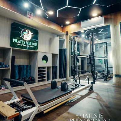 A quiet moment in the studio before a class begins. Our space is designed to be a peaceful escape where you can focus on your mind-body connection.