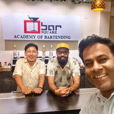 A proud moment with one of our alumni, Shreyas Shetty, who stopped by for a visit. It's incredibly rewarding to see our graduates making an impact in the industry.
