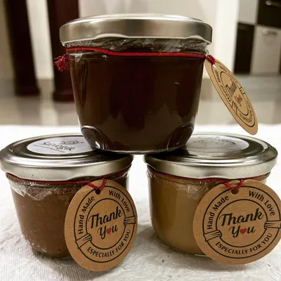A trio of my most popular nut butters: Hazelnut Nutella, Almond Butter, and Peanut Butter. These are handcrafted with love and make a perfect healthy indulgence or a thoughtful gift.