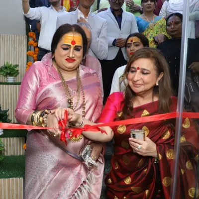 A truly momentous occasion as Laxmi Narayan Tripathi ji inaugurates our second clinic with a ribbon-cutting ceremony. This marked a new chapter in our journey to provide inclusive skincare.