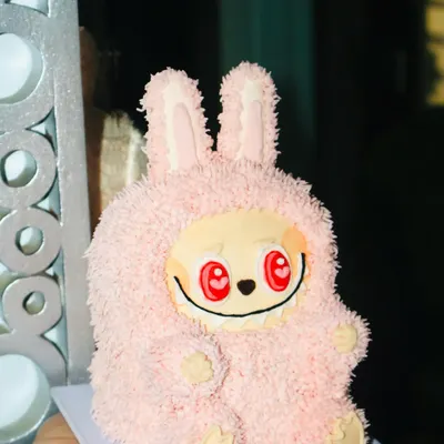 Warning: this pink Labubu cake might be too cute to eat. We had so much fun creating the signature fluffy texture and cheeky grin on this sculpted character cake.