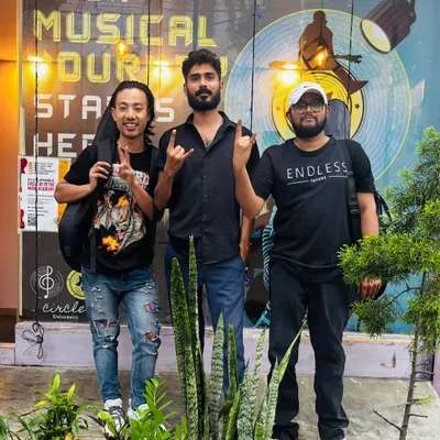 Our talented faculty members rocking out after performing at the launch of the RSL Awards’ 2024 syllabus. We're proud to be part of a new era in music education.