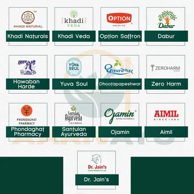 We are a multi-brand Ayurveda store, bringing you a wide selection of products from names you know and trust. Find everything you need from brands like Khadi Naturals, Dabur, Dhootapapeshwar, Santulan Ayurveda, and many more all in one place.