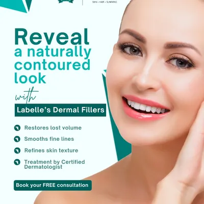 Reveal a naturally contoured look with our dermal fillers. This treatment restores lost volume, smooths fine lines, and refines skin texture, all performed by a certified dermatologist.