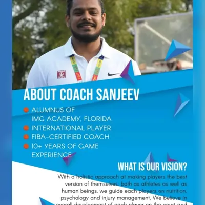 This is my story. I'm an alumnus of IMG Academy, a FIBA certified coach, and an international player with a vision to build the next generation of Indian basketball stars.