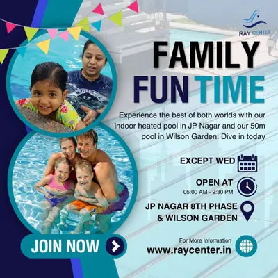 We love seeing families enjoying our pools. Our casual swim sessions are designed for everyone, from toddlers to grandparents, to have a splashing good time together.