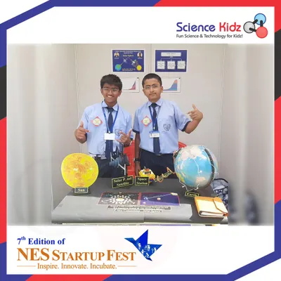 We are incredibly proud of our students for winning 3rd Rank at the 7th Edition of the NES Startup Fest. Here they are, standing proudly with their award-winning "Solar Sphere" project.