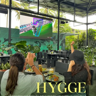 Catch the big game on the biggest screen in Yelahanka! My sports zone, The Badminton Ball Tree, is the perfect spot to cheer on your favorite team with friends, food, and fresh beer.
