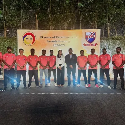 We are the BYFL Family. Our entire coaching and staff team at our 15 Years of Excellence and Awards Evening.