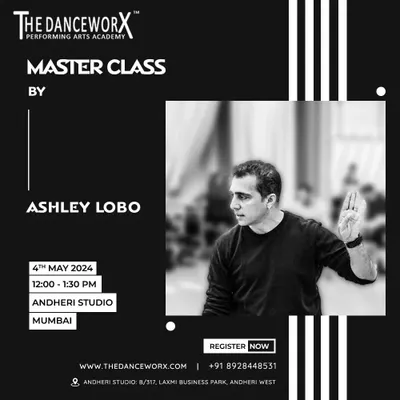 An announcement for an exclusive masterclass with our Artistic Director, Ashley Lobo. These sessions offer students invaluable insights into the intricacies of professional dance and provide essential tools to advance their careers.
