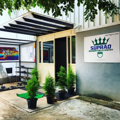 The bright and tidy entrance to our academy during the day. We ensure the facility is welcoming from the moment you arrive.