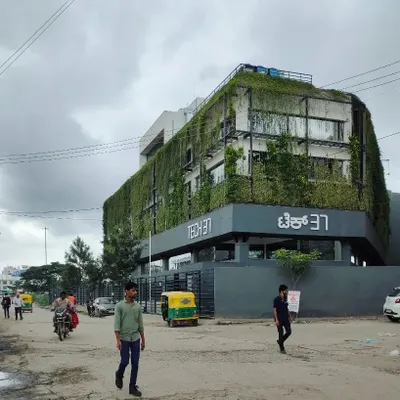 The 'Tech 37' building stands as a green landmark in its urban context. The facade, now almost completely covered by climbing plants, demonstrates my commitment to creating buildings that are living, breathing parts of the ecosystem.