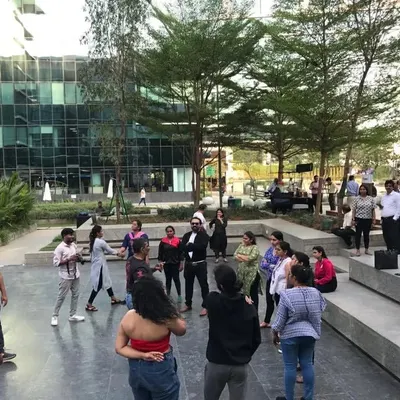 Our S.H.E. self-defense workshop in action at a corporate office in BKC. We teach Simple, Handy, and Effective techniques that anyone can use, making safety and empowerment accessible to everyone, right in their workplace.