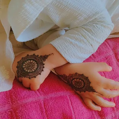 How cute are these matching mandala designs on these little hands? My henna is completely safe for children.