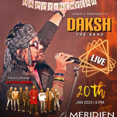We were thrilled to be the featured performers for this New Year party at Le Meridien, Gurugram. This poster shows the kind of high-profile corporate events we are booked for.