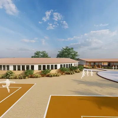 This 3D visualization captures our vision for a modern school campus, designed with open spaces and a strong connection to the outdoors. We believe architecture for education should be bright, welcoming, and built to inspire the next generation of learners.