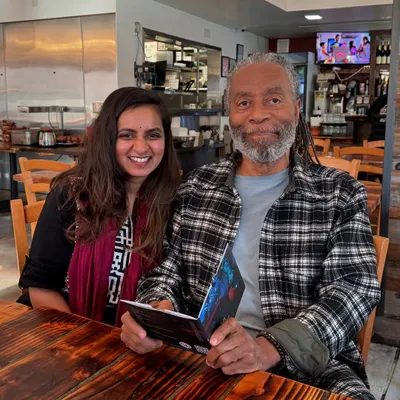 Sharing a precious moment with the master himself, Bobby McFerrin. His approach to music as a form of play and connection has been a huge inspiration for my own group singing workshops.