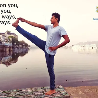 Utthita Hasta Padangusthasana, or the Extended Hand-to-Big-Toe Pose, is a test of both balance and concentration. Grounding through the standing leg is key to finding stability, a principle that translates to finding balance in daily life.