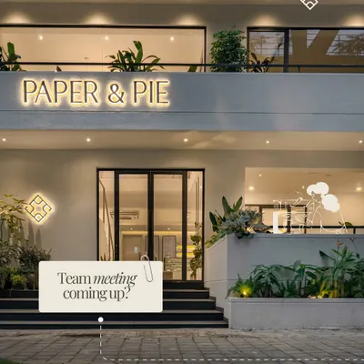 Team meeting coming up? Our Indiranagar location is the perfect backdrop for productive and inspiring sessions.