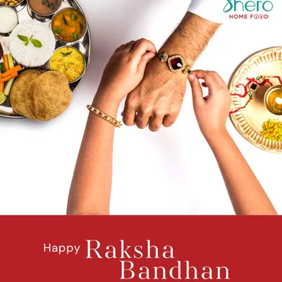 Celebrate the special bond of siblings with a festive meal. This Raksha Bandhan, we had a full thali ready to make the day memorable, complete with poori, rice, and a variety of side dishes.