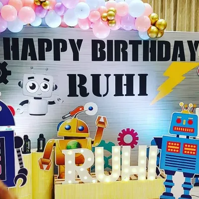 Our Robo Bash theme is a hit for aspiring engineers. We create a vibrant, robot-themed backdrop that gets kids excited to start building and tinkering.