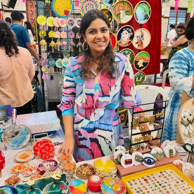 A throwback to my first time exhibiting my festive product range in 2022. It's amazing to see how much my collection has grown since then.