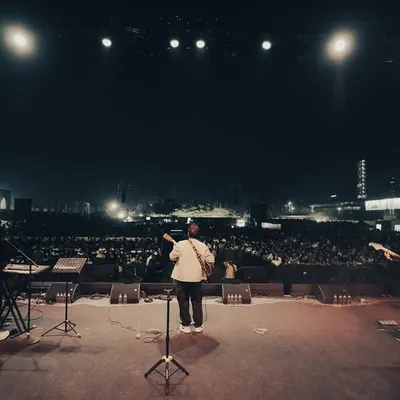 This is what it's all about. Standing on stage with my band, looking out at a sea of faces in Pune. There's no feeling like connecting with a massive crowd through music. This is the energy we bring to every large scale concert and festival.