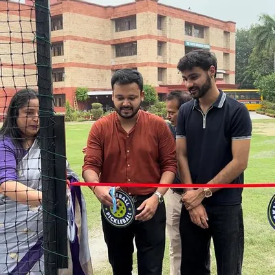 The official start. We cut the ribbon to inaugurate our new pickleball facility. This marks our commitment to bringing another high-energy sport to our community in Rohini.