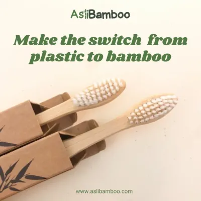 Make the switch from plastic to bamboo with our eco-friendly toothbrushes. This simple swap is a great first step towards sustainable habits and improved dental health, all while reducing your plastic footprint.