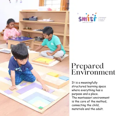 Our prepared environment is a core component of the Montessori method. Every material is intentionally placed on low, accessible shelves to empower children to choose their work, fostering independence and a love for learning.