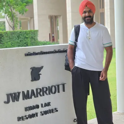 Arriving at the JW Marriott in Khao Lak, Phuket, for a destination wedding. I'm ready to bring the party to any location, anywhere in the world.