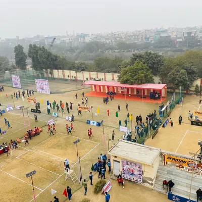 An aerial view of the 44th Sub-Junior National Championship hosted at our LPN Club grounds. Multiple matches are underway across our expansive facility.