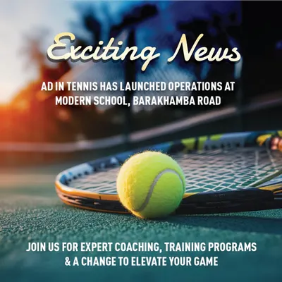 Exciting news! We have launched operations at Modern School, Barakhamba Road. We invite you to join us for expert coaching and to elevate your game at this fantastic location.