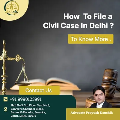 Navigating the legal process for a civil case in Delhi can be overwhelming. I provide clear, step-by-step guidance on how to file your case, from drafting the initial plaint to representing you in court, ensuring you understand your rights and options at every stage.