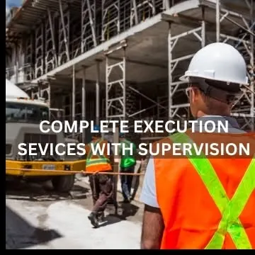 Our service includes complete on-site execution with dedicated supervision. We manage all contractors and timelines to ensure the design is built exactly as planned, on time and on budget.