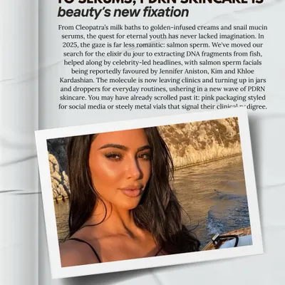 I was thrilled to be featured in Vogue India discussing the rise of PDRN, or salmon sperm, in skincare. It's an honor to contribute to the conversation on innovative, science-backed treatments.
