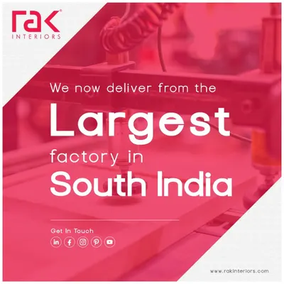 My capability to deliver projects on time comes from this. We now deliver from South India's largest interior design factory, equipped with advanced machinery to ensure precision and quality in every component we build.