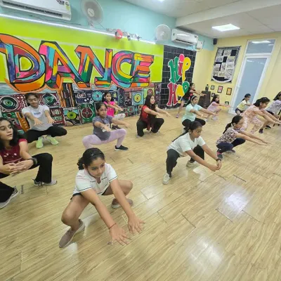 A good posture reflects a proper state of mind. Here, our students are working on their form and alignment, which is a crucial part of our dance training.