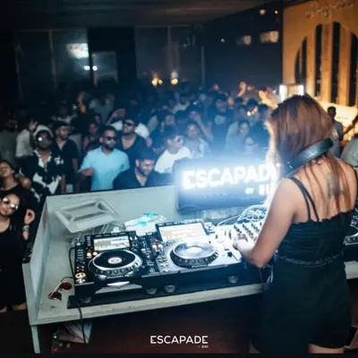 From my perspective at Escapade, looking out at a sea of happy faces. My goal is to keep this energy going from the first track to the last.