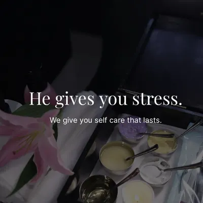 He gives you stress. We give you self-care that lasts. Block him and book an appointment with us for a truly rejuvenating experience that puts you first.