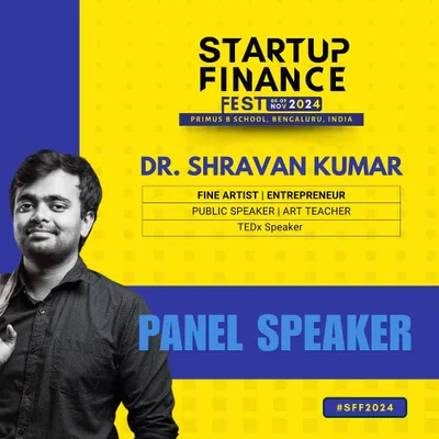 I was thrilled to be invited as a panel speaker at the Startup Finance Fest 2024. It was a great opportunity to share my insights on the journey of democratizing art and making unique murals accessible to more people.