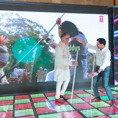 A fun and creative performance where guests used sticks as props to recreate a scene from a movie. We love incorporating unique themes and props to make performances more entertaining.