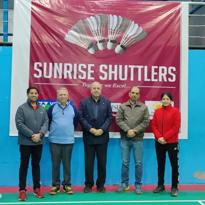 **Honored by a Coaching Legend.** We were privileged to host Mr. Sanjiv Sachdeva, former Chief Coach of India, at our academy. His insights and experience are invaluable to our players and coaches.