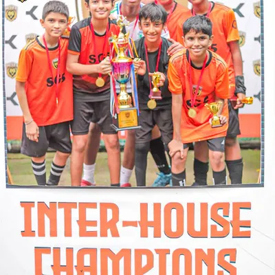 The SGS Thunder Hawks celebrate their victory as Inter-House Champions. We create a vibrant, competitive atmosphere that makes every win feel special.